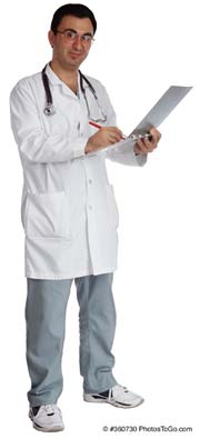 A doctor; Size=180 pixels wide